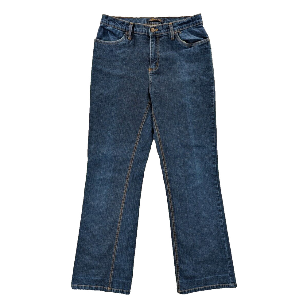 Bill Blass Jeans Women's 10 Vintage Flared Modern Fit Cotton Denim Blue Casual